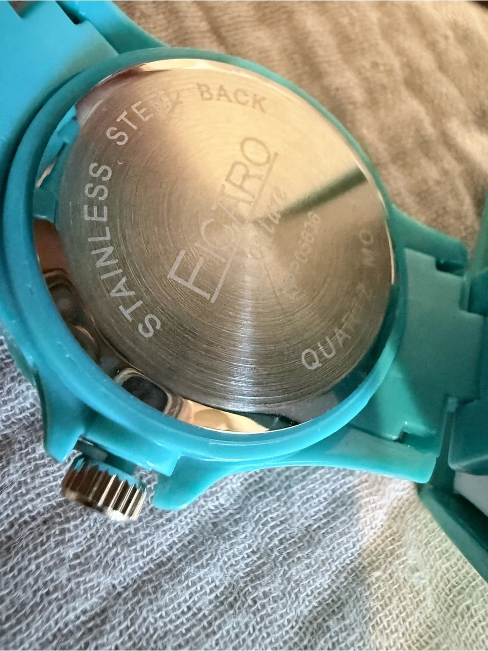 Figaro Couture Womens Turquoise Diver Watch Unworn NOS Boxed